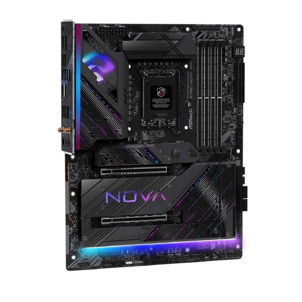 Placa Mãe ASRock Phantom Gaming Z790 Nova WiFi, Chipset Z790, Intel LGA 1700, AXT, DDR5