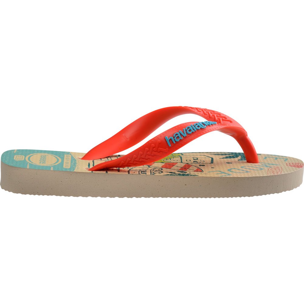 Havaianas Kids Minecraft 9897 Bege Palha Laranja 37-44 com 12 Pares
