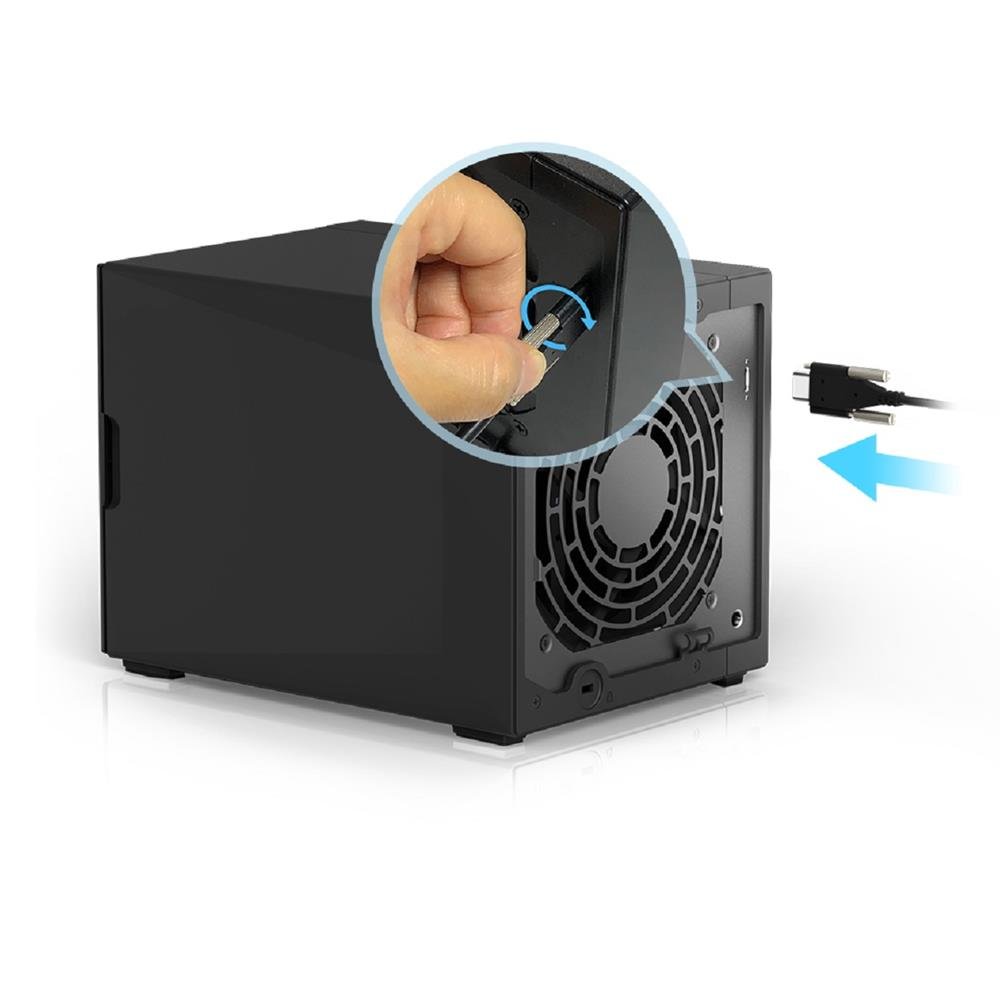 Storage NAS Asustor Xpanstor 4 AS5004U, 4 Baias, USB 3.2 Gen 2 Type C