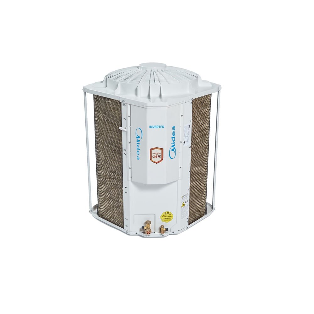 Ar Condicionado Split Cassete 4 Vias Inverter Springer Midea Connect 36000 BTU/h Frio Monofásico 40KVQD36M5 - 220 Volts