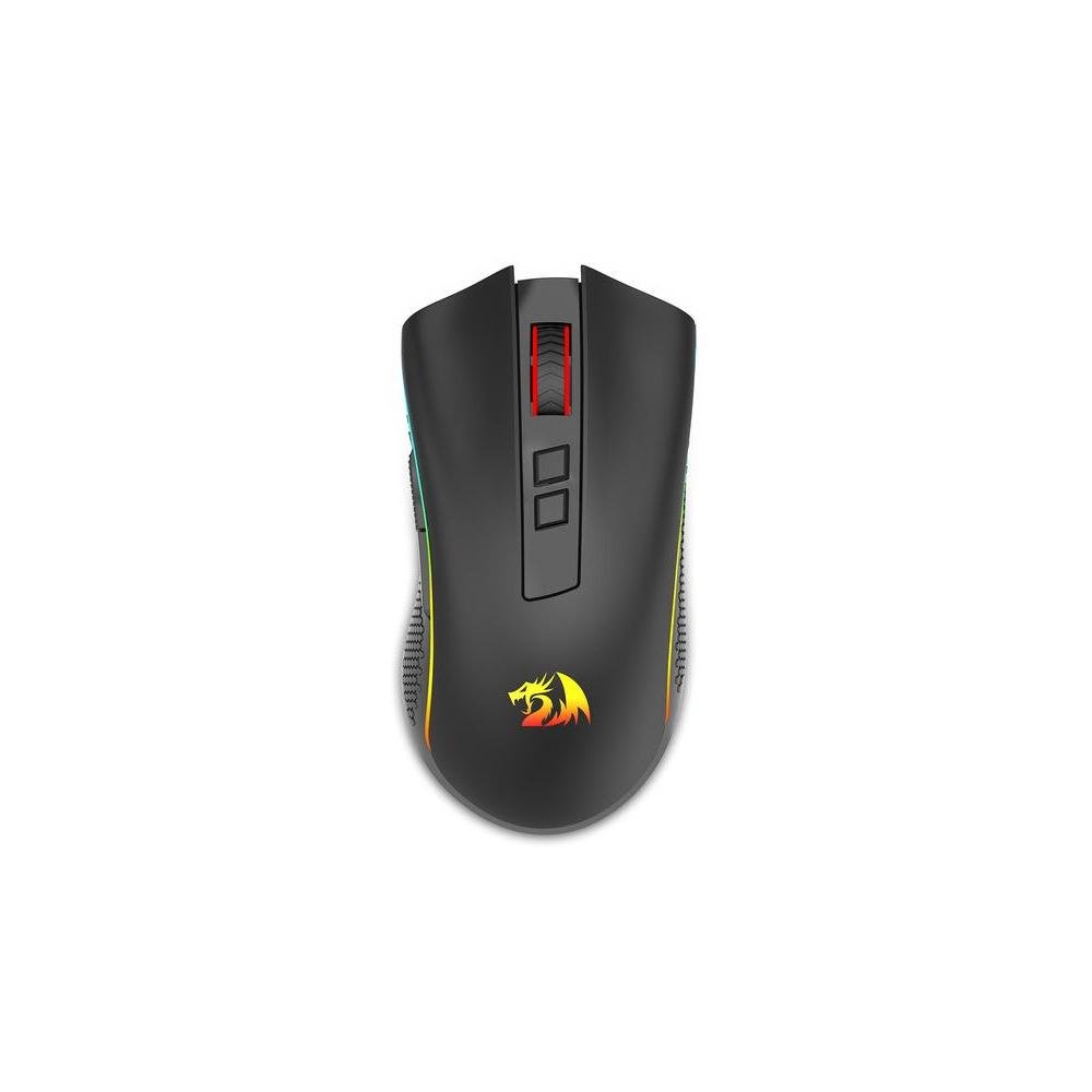 Mouse Gamer Sem Fio Redragon Cobra Pro, 16000 DPI, 8 Botoes Programaveis, RGB, Sensor: Pixar PMW3335, Preto - M711PRO.