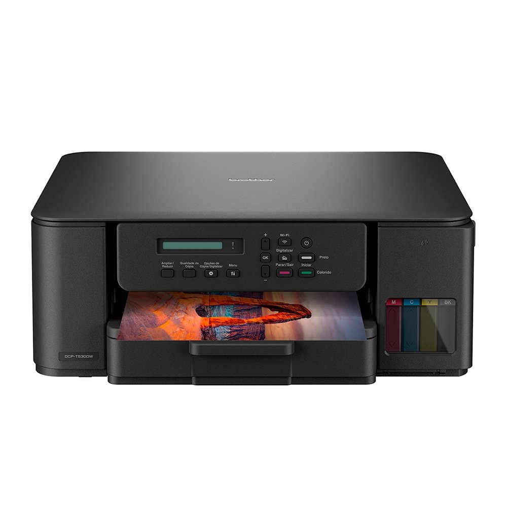 Multifuncional Brother DCPT530DW - Jato de Tinta Colorido, Wi-Fi, Bivolt