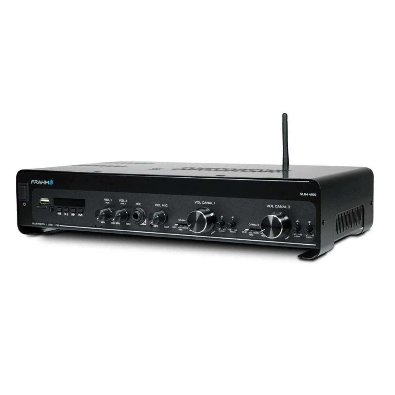 Amplificador Frahm Slim 4100 Optical G5 300W Rms Un.Venda: Pc/1