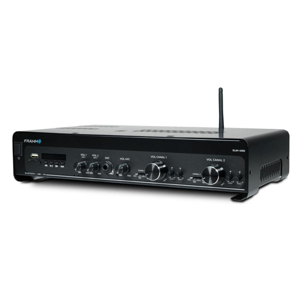 Amplificador Frahm Slim 4100 Optical G5 300w Rms Un.Venda: PC/1