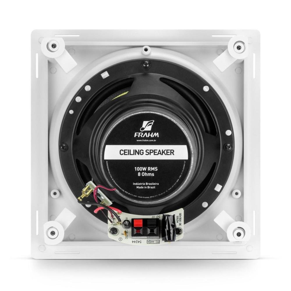 Arandela 6" Frahm 100w Quadrada Cx Branca Un.Venda: PC/1