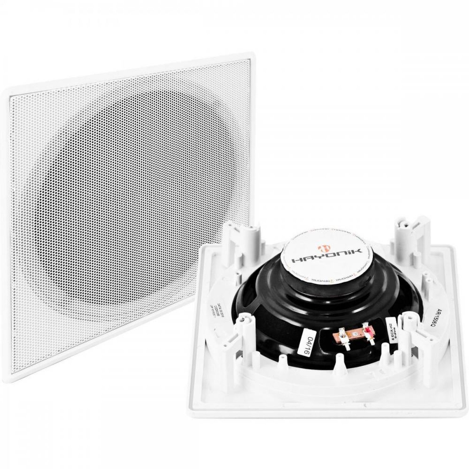 Arandela Coaxial Quadrada CL3000 CXTQ 30W RMS C/ Trafo 70V