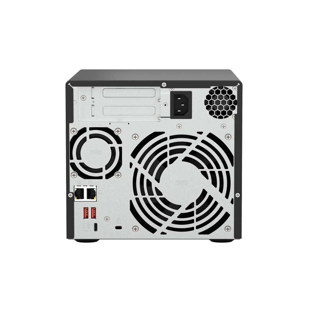 Storage Qnap 8Gb, Nas, Amd Ryzen Embedded V1500b, 2.2Ghz, Sodimm Ddr4, Torre 4X Baias, Sem Hd