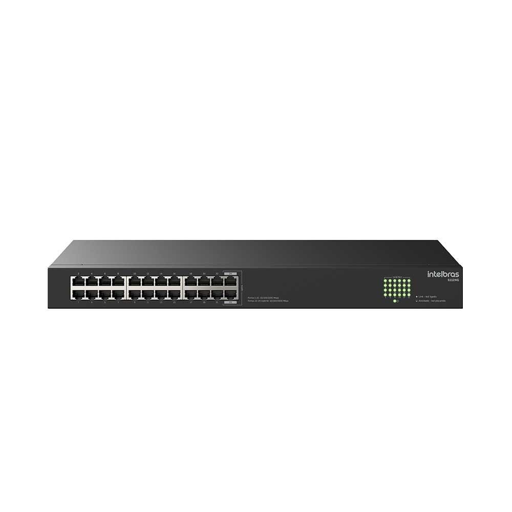 Switch Intelbras 24 Portas Gigabit S1124g - 4760115