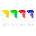 Apontador Plastico Retangular Brw Com Deposito Com 24 Unidades Ref Ap2002
