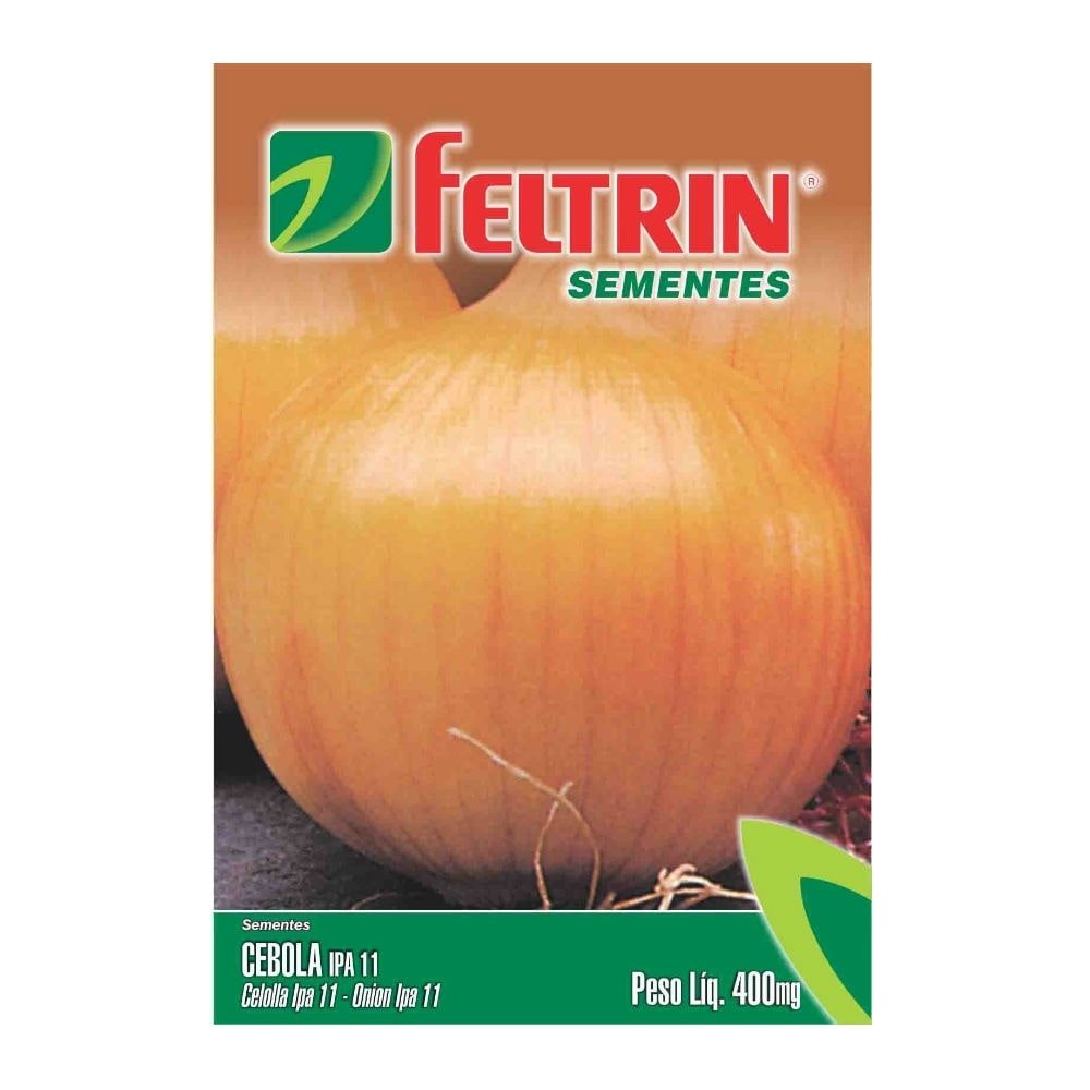Sementes Cebola IPA 11 Feltrin - 400mg Embalagem com 25 Unidades