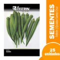 Sementes de Quiabo Santa Cruz Feltrin 2g - Embalagem com 25 Unidades