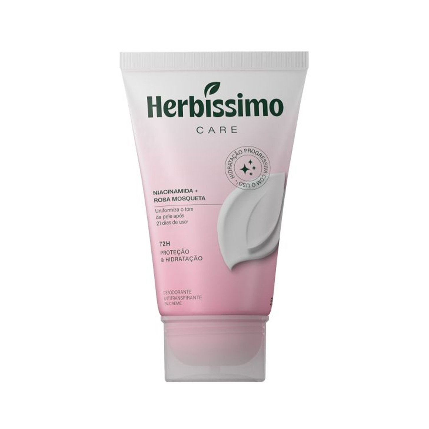 Desodorante em Creme Herbíssimo Care Rosa Mosqueta Bisnaga 55g