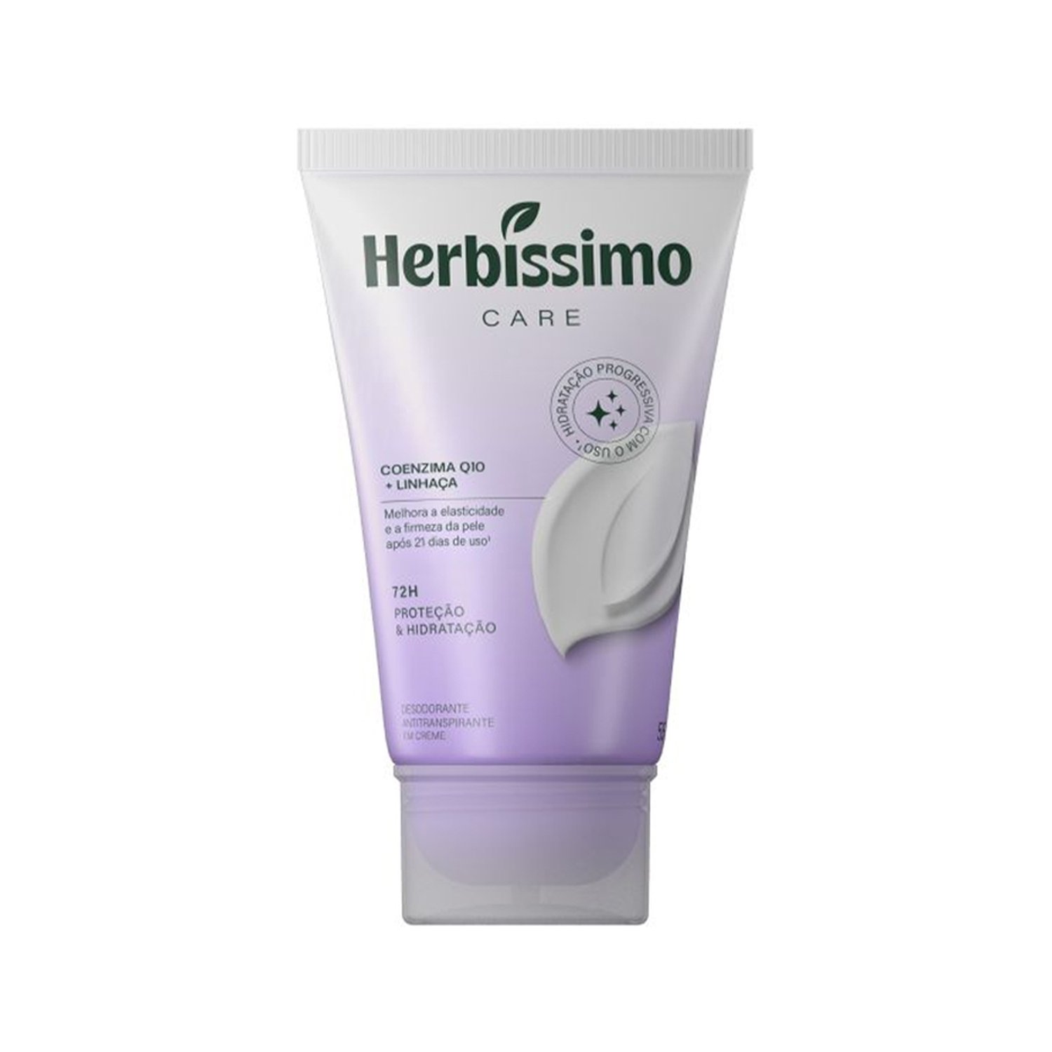 Desodorante em Creme Herbíssimo Care Linhaça e Coenzima Q10 55g