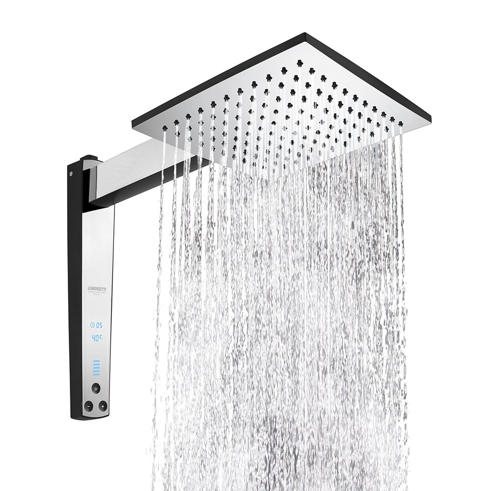 Chuveiro Ducha Lorenzetti Acqua Century - Digital 127X5500W Preto/Cromado