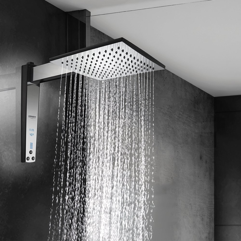 Chuveiro Ducha Lorenzetti Acqua Century - Digital 127X5500W Preto/Cromado