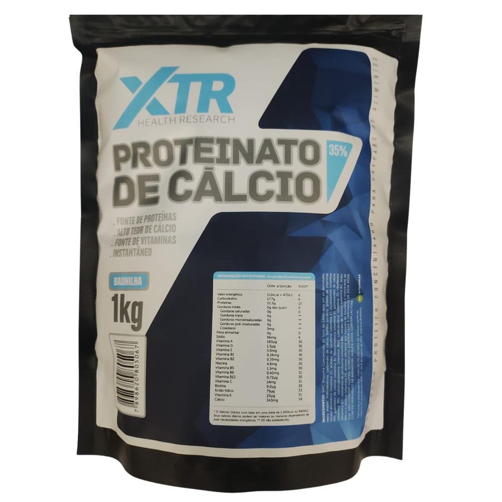 Proteinato De Calcio Baunilha 1Kg Xtr Health Research