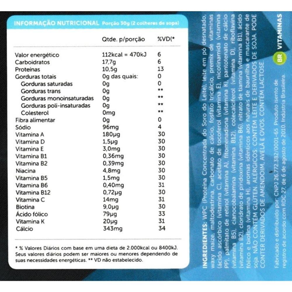 Proteinato De Calcio Baunilha 1Kg Xtr Health Research
