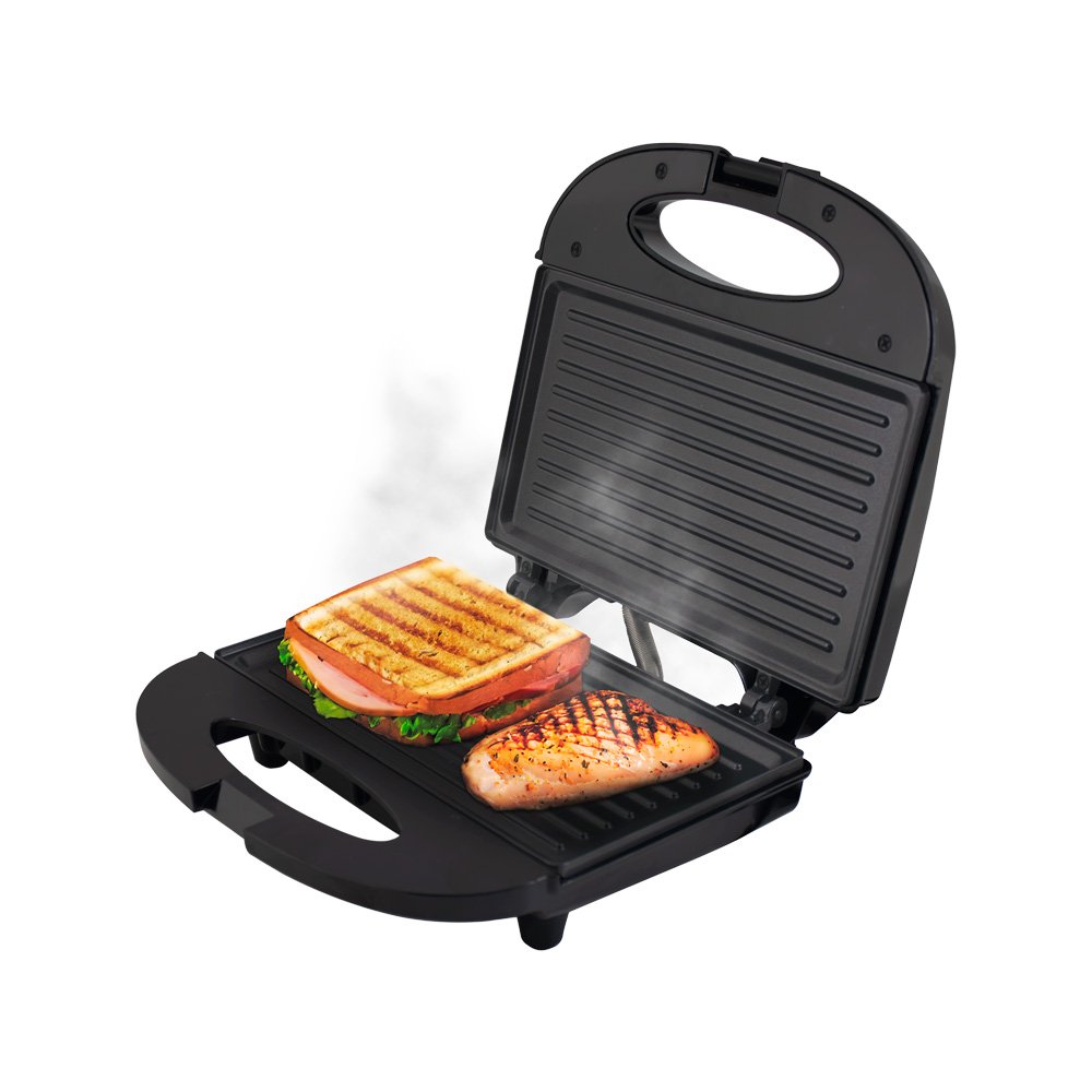 Sanduicheira Grill Preta 750W 127V Kian