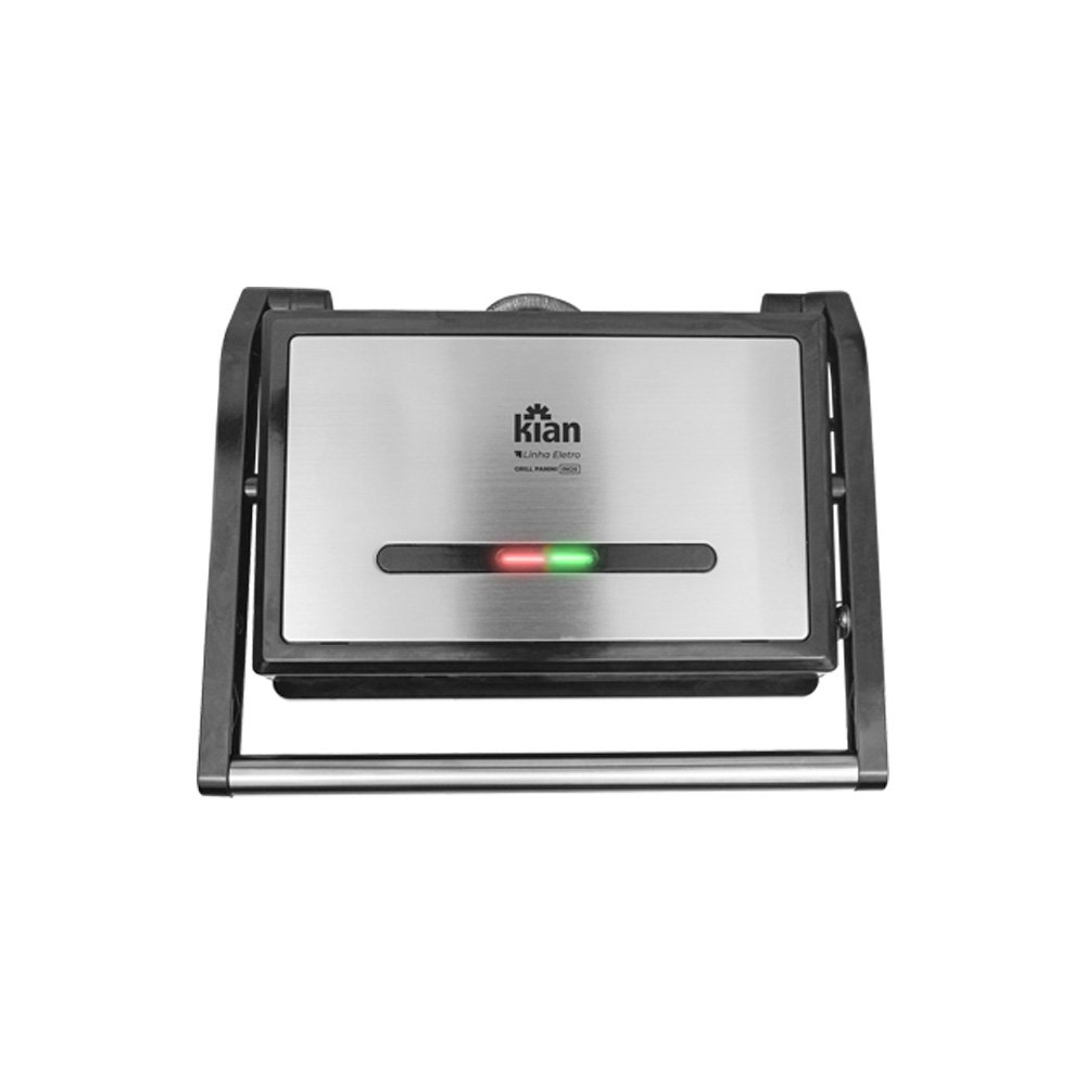 Grill Panini Preta 1.200W 220V Kian