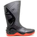 Bota Pvc Motoqueiro Motosafe Preta Com Solado Vermelho N 41 Bracol