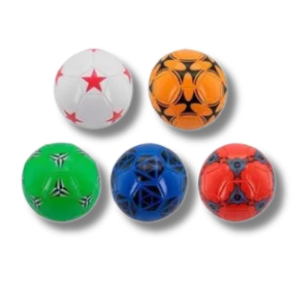 Bola de Futebol Social N5 Kit com 5 Unidades Kit com 5 Und Modelos Variados
