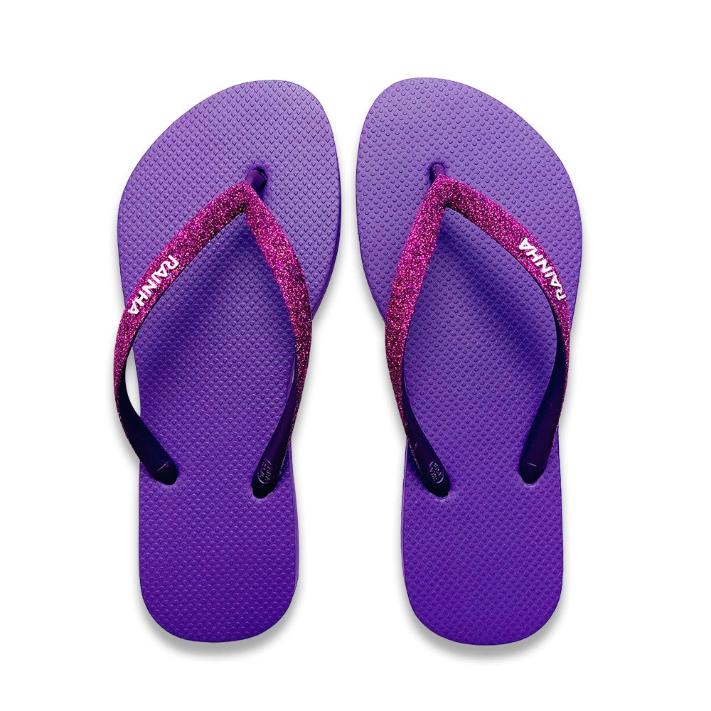 Chinelo Rainha Slim Estrela Roxo 33/4