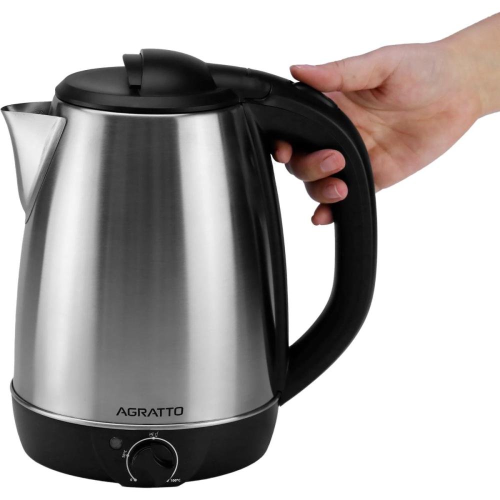 Chaleira Eletrica Agratto Aroma 2,2 Litros Inox 220v