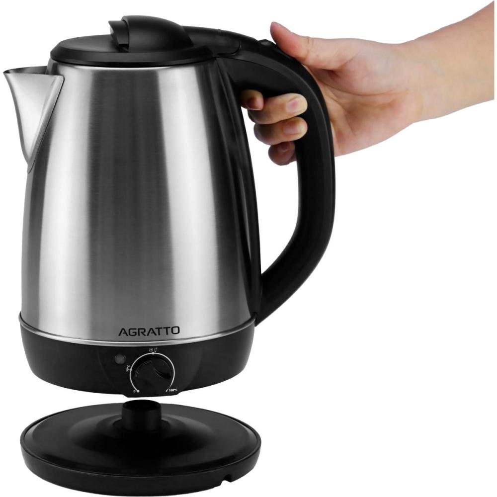 Chaleira Eletrica Agratto Aroma 2,2 Litros Inox 220v
