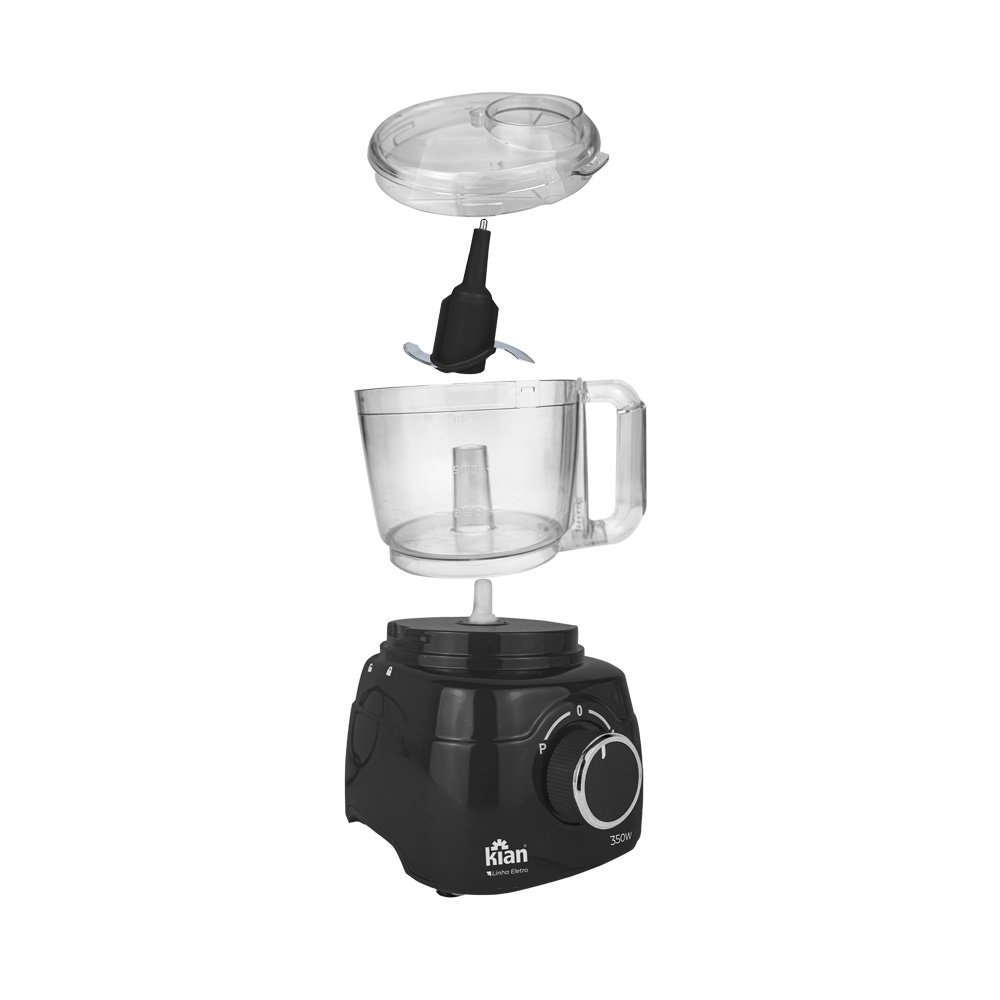 Processador Alimentos Preta 350W 220V Kian