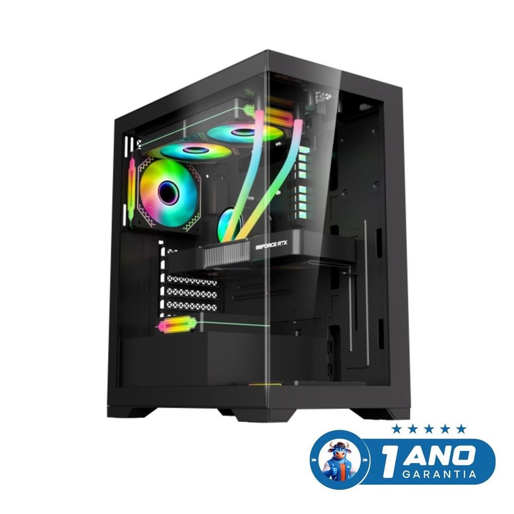 Computador Gamer T-Rex AMD Ryzen 5600G 32GB SSD 1TB Vídeo onboard Vega7 Teclado/Mouse