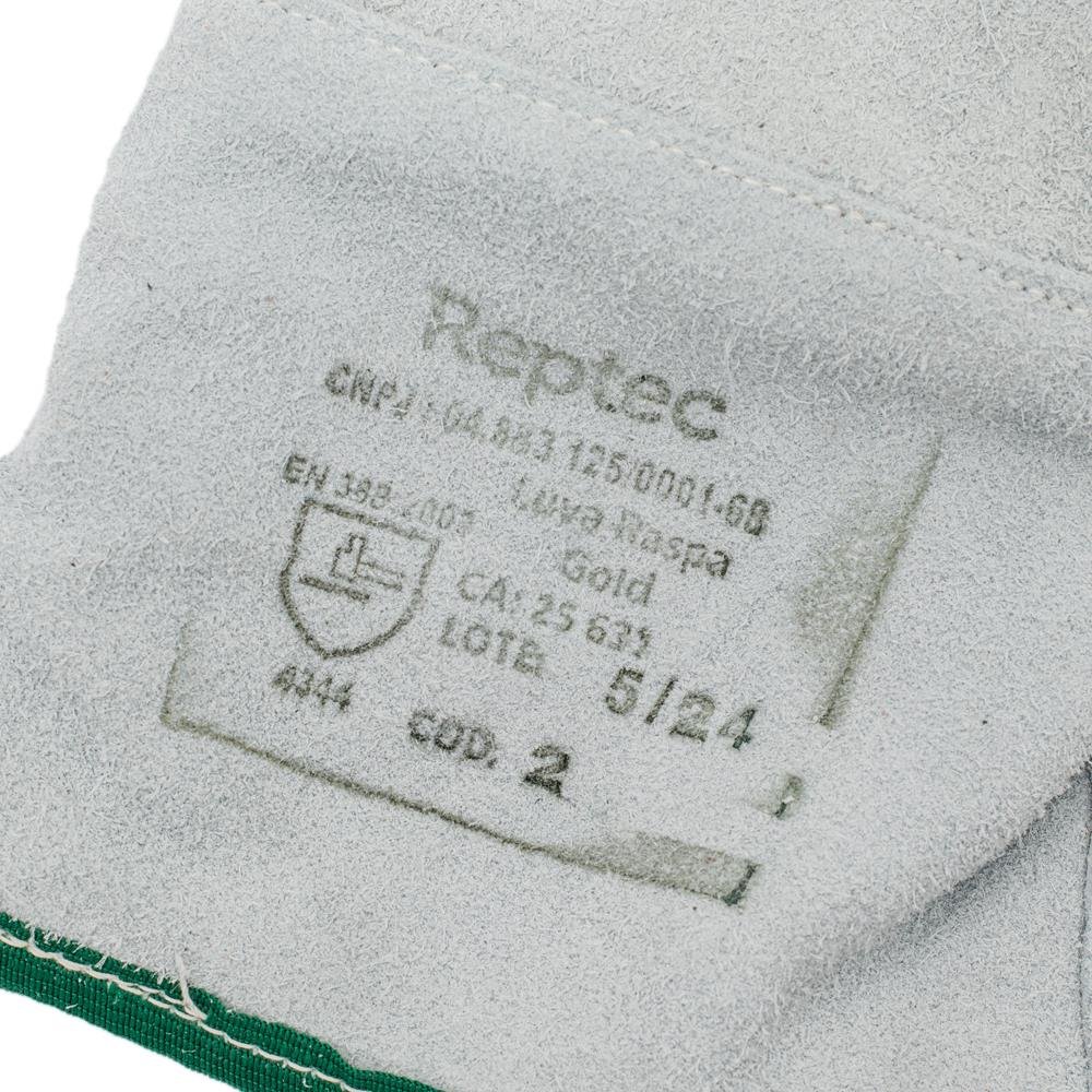 Luva De Raspa Para Soldador Punho Longo - Ca 25631 - Par - Reptec