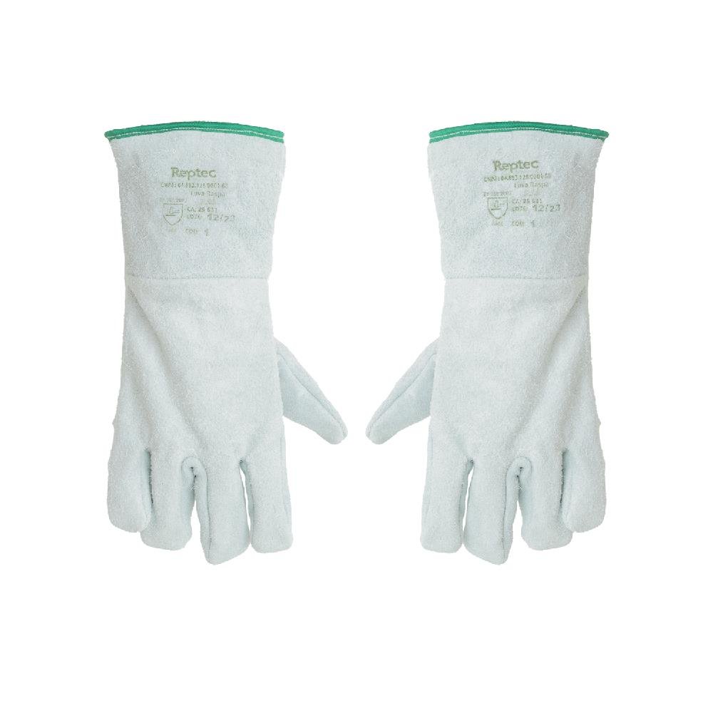 Luva De Raspa Para Soldador Punho Longo - Ca 25631 - Par - Reptec