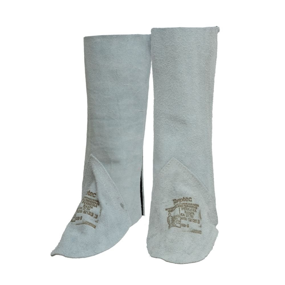 Perneira De Raspa Com Velcro Para Soldador Ca 21731 - Par - Reptec