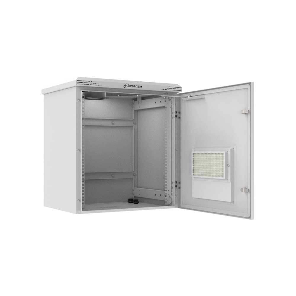 Rack Outdoor Fibracem Em Aluminio 12u 450mm P450 Cinza - Ba0046s00001000