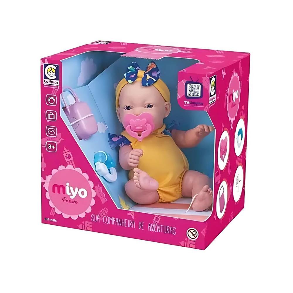 Boneca Miyo Cotiplas Passeio Ref 2496
