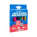 Lapis De Cor 12 Cores Mini Futuro Sextavado Com 12 Unidades Ref Fe092218