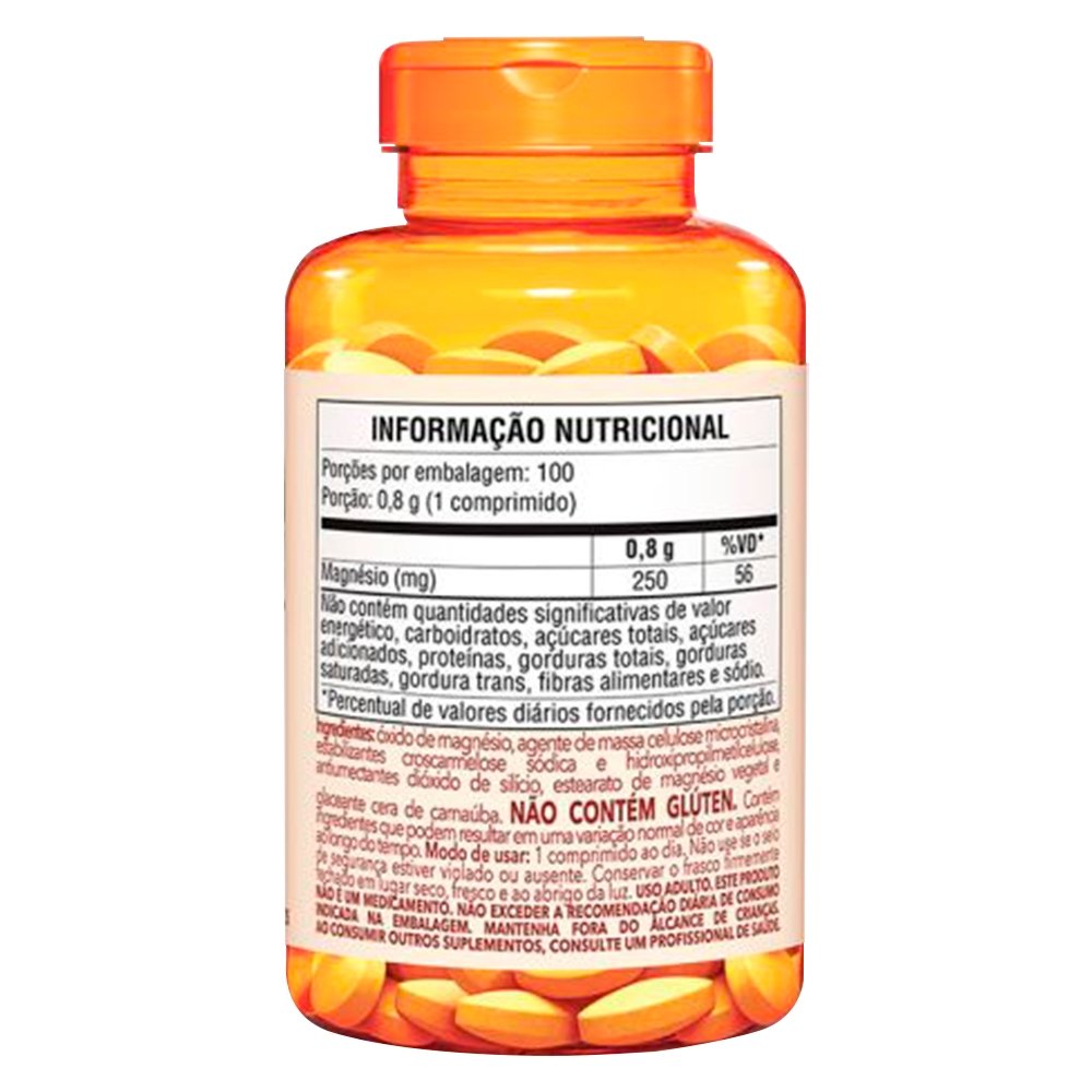 Sundown Magnésio 250mg 100 Cápsulas