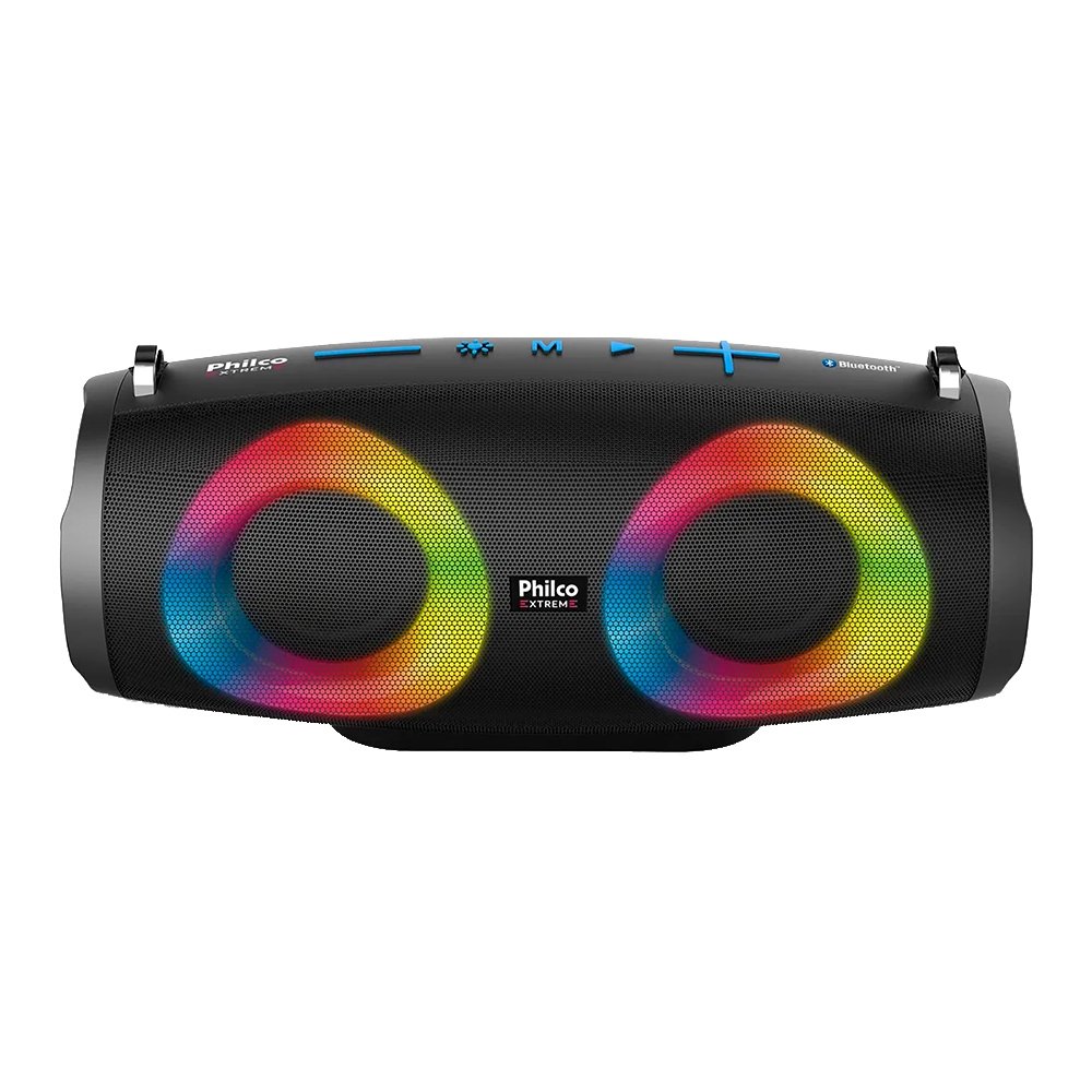 Caixa De Som Philco Speaker Extreme PBS45BT - FM/Bluetooth Bateria de Até 16 Horas, 40W, Preto