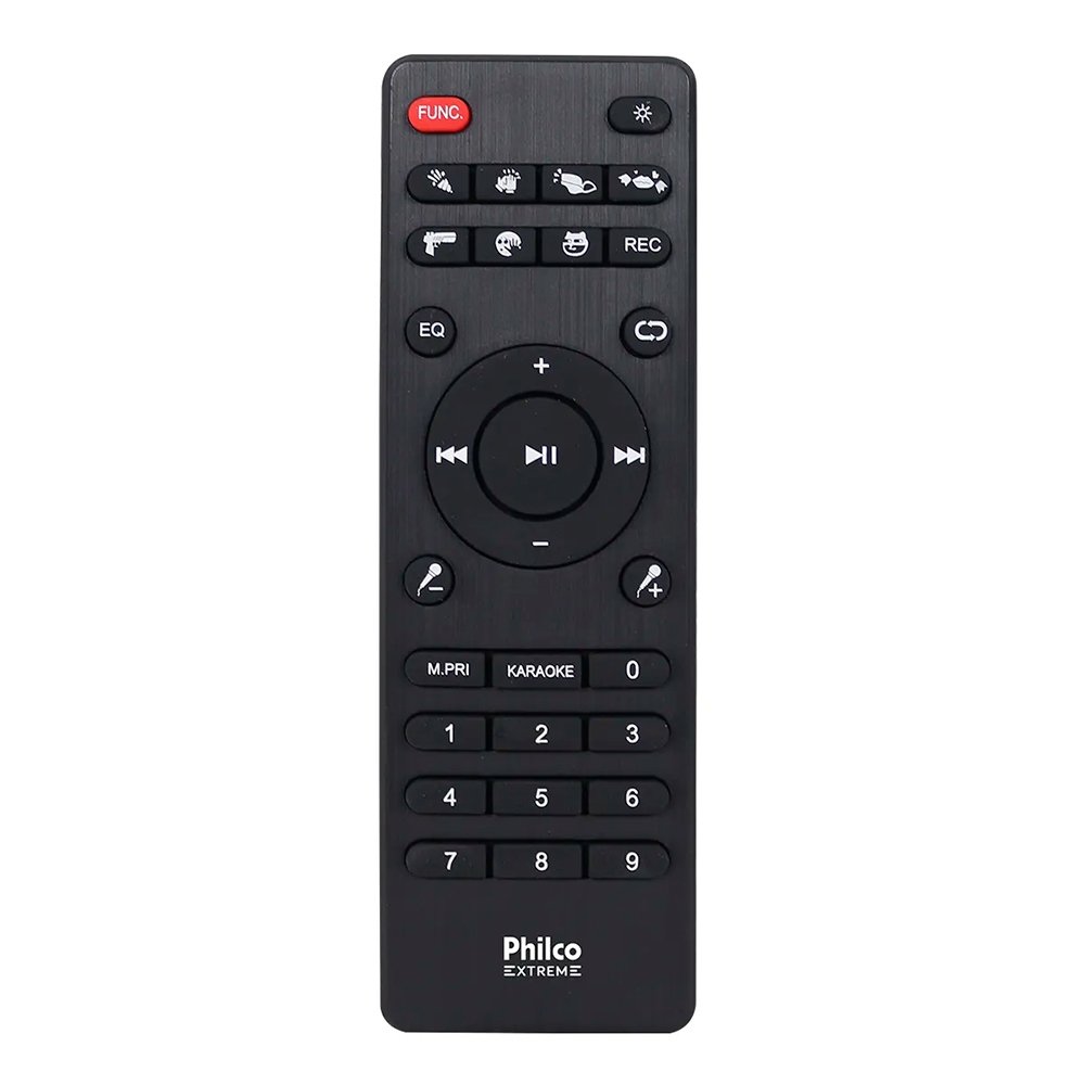 Caixa de Som Amplificada Philco PCX4501 - FM|BLUETOOTH|AUX|USB, Bateria de Até 15 horas, 350W, Preto