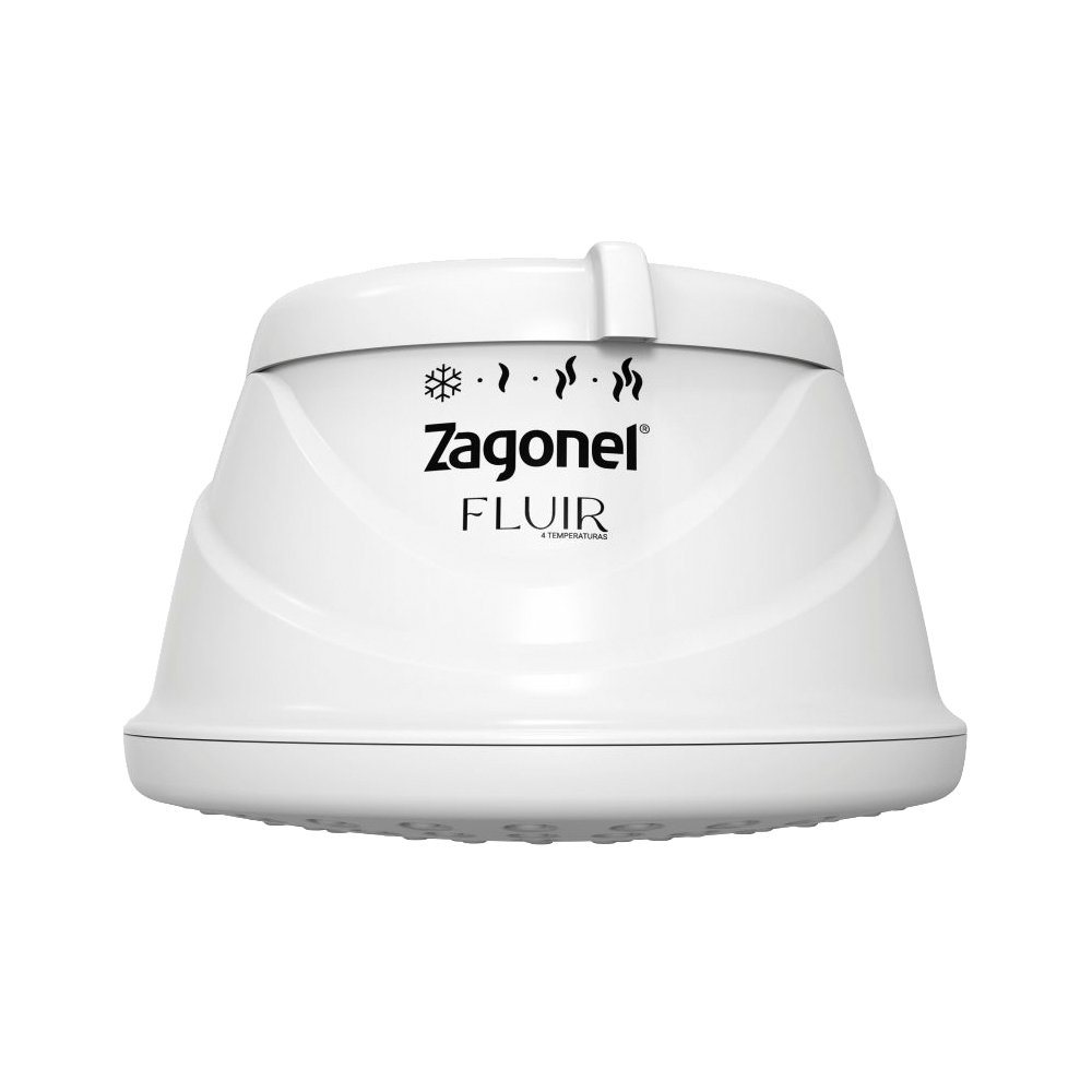 Chuveiro Ducha Zagonel Fluir 4 Temperaturas Branco 5500W 110V