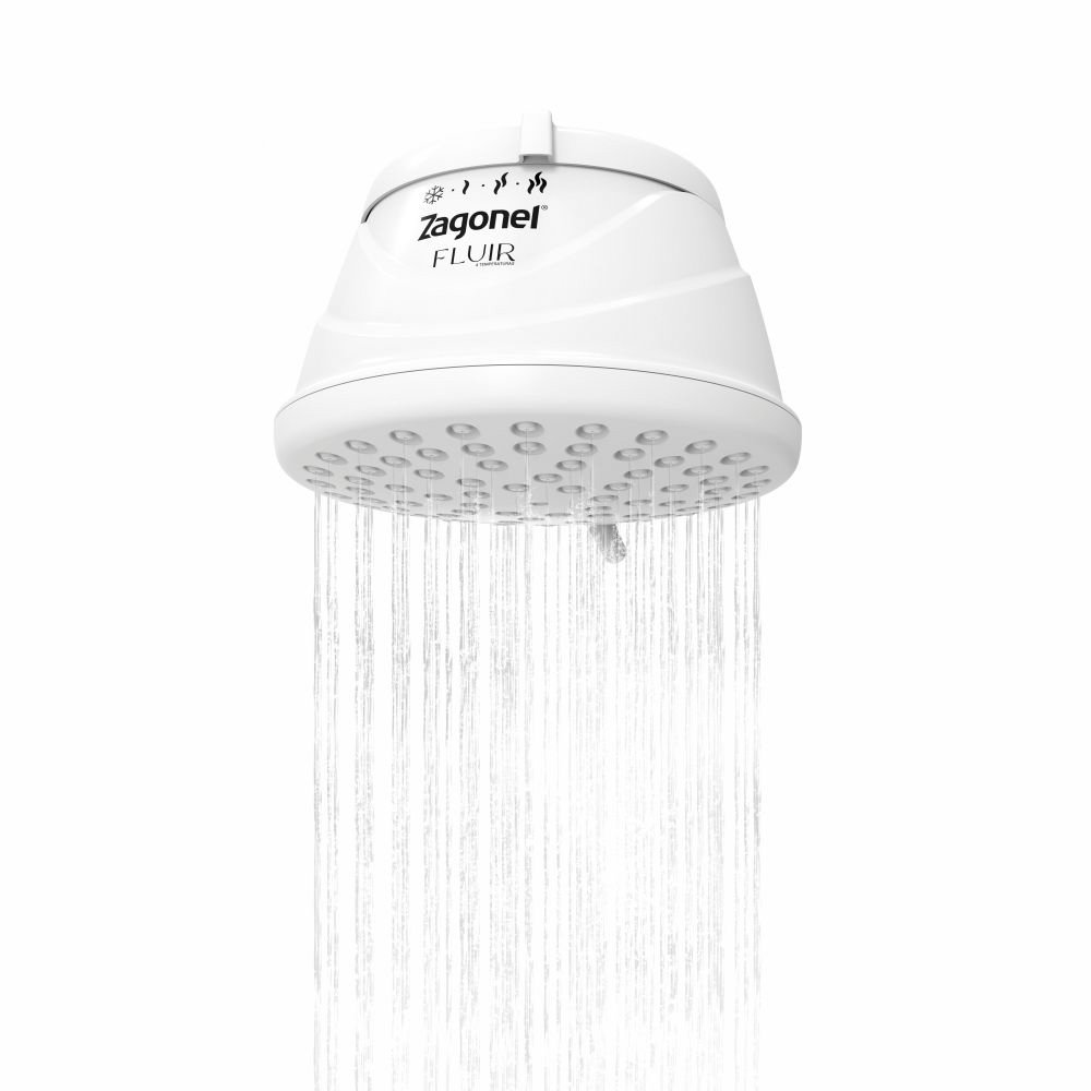 Chuveiro Ducha Zagonel Fluir 4 Temperaturas Branco 5500W 110V