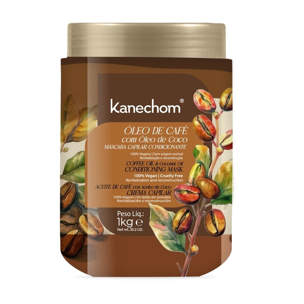 Máscara Condicionante Kanechom Óleo de Café e Coco 1kg