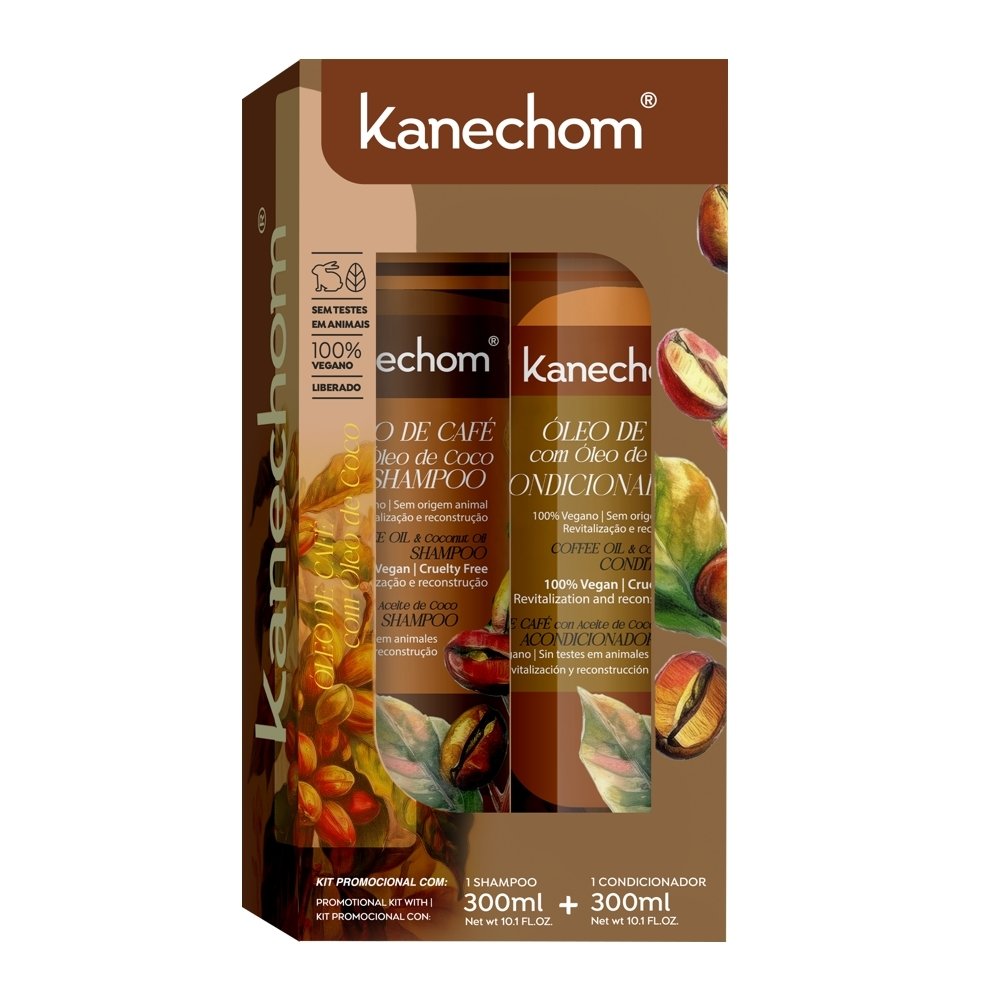 Shampoo + Condicionador Kanechom Óleo Coco 300ml