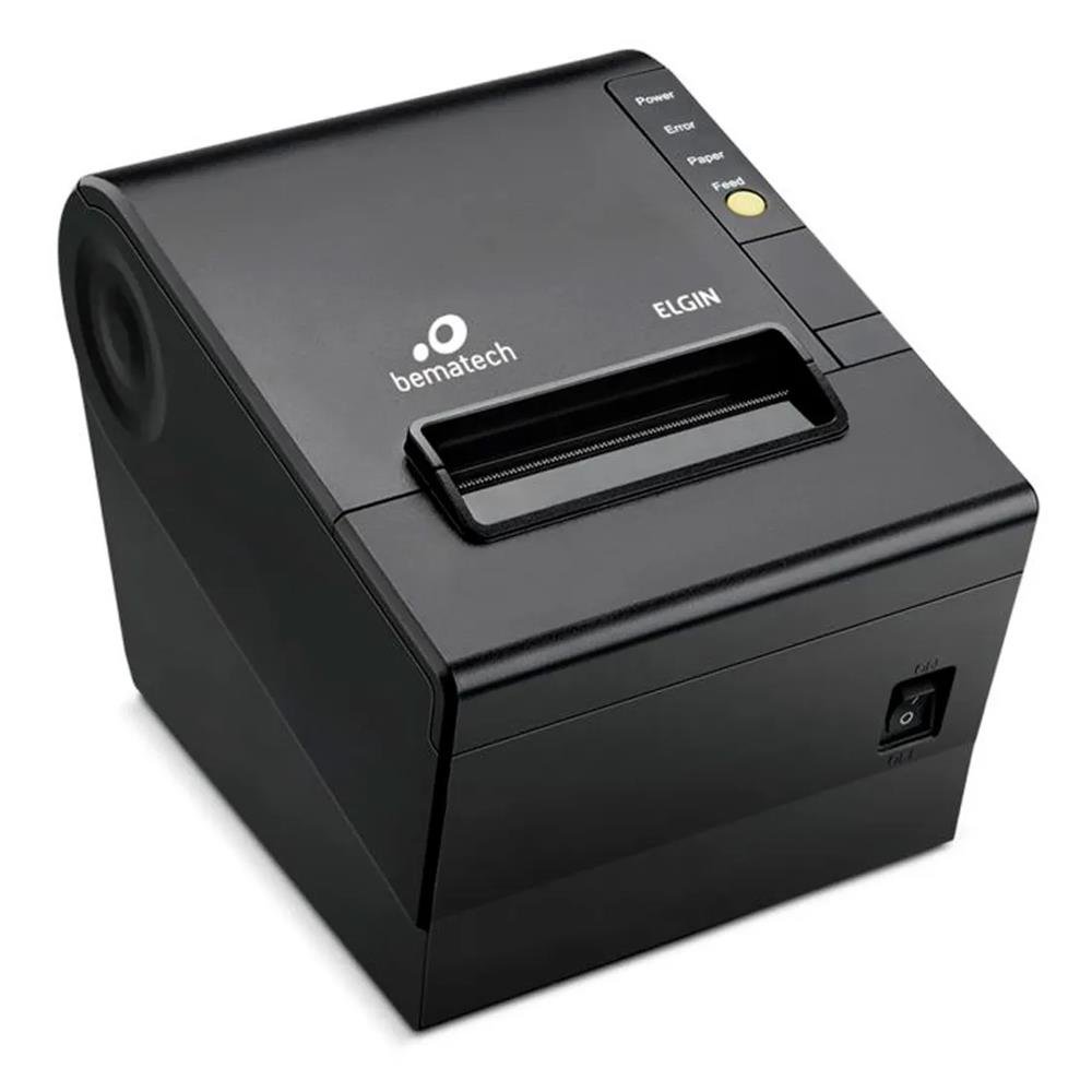 Impressora Termica Não Fiscal Elgin i9 Full, 2.000.000 Cortes, USB, ETHERNET, SERIAL RS232 (DB-9), Preta