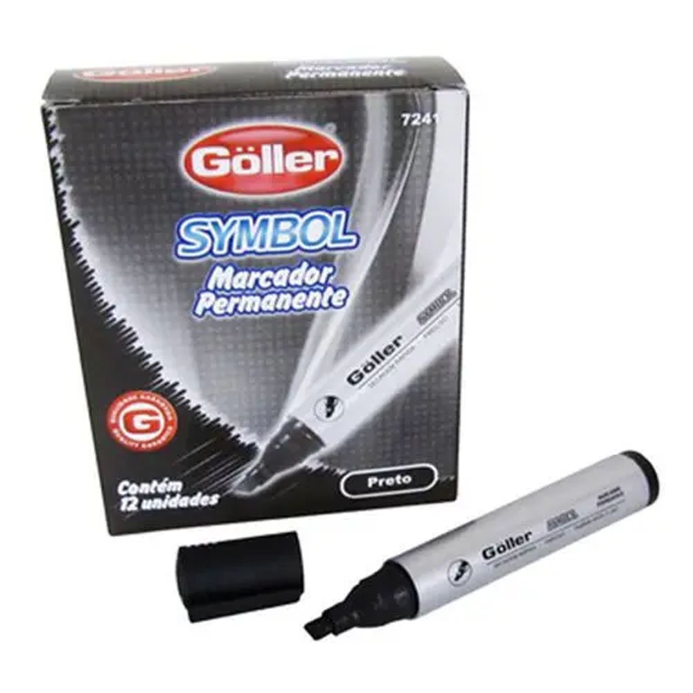 Marcador CD/DVD Preto Com 12 Goller G-948