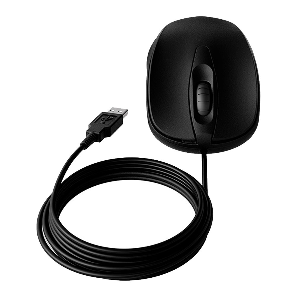 Mouse Óptico Intelbras MCI10 - Com Fio, Preto