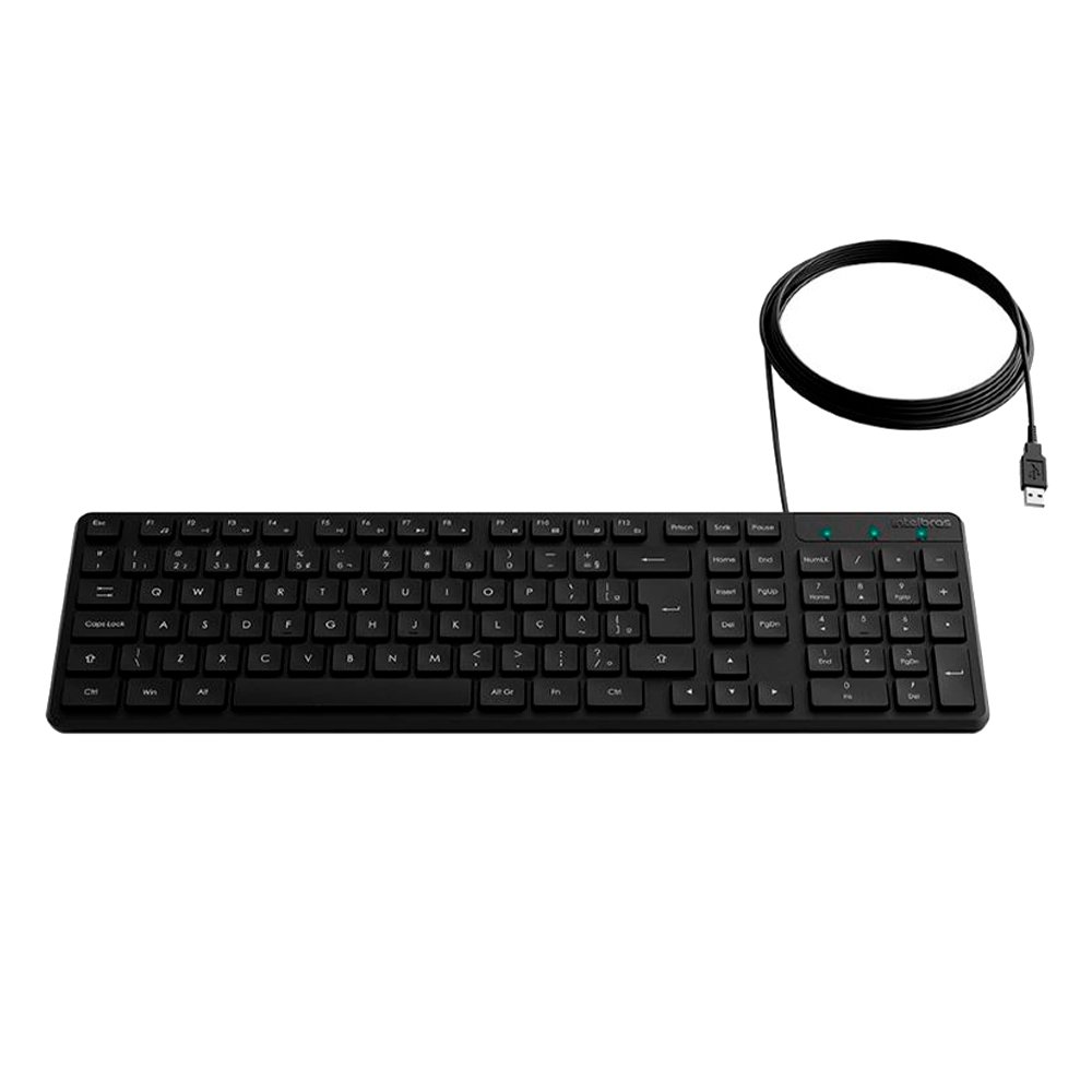Teclado Intelbras TCI10 - Com Fio, Preto