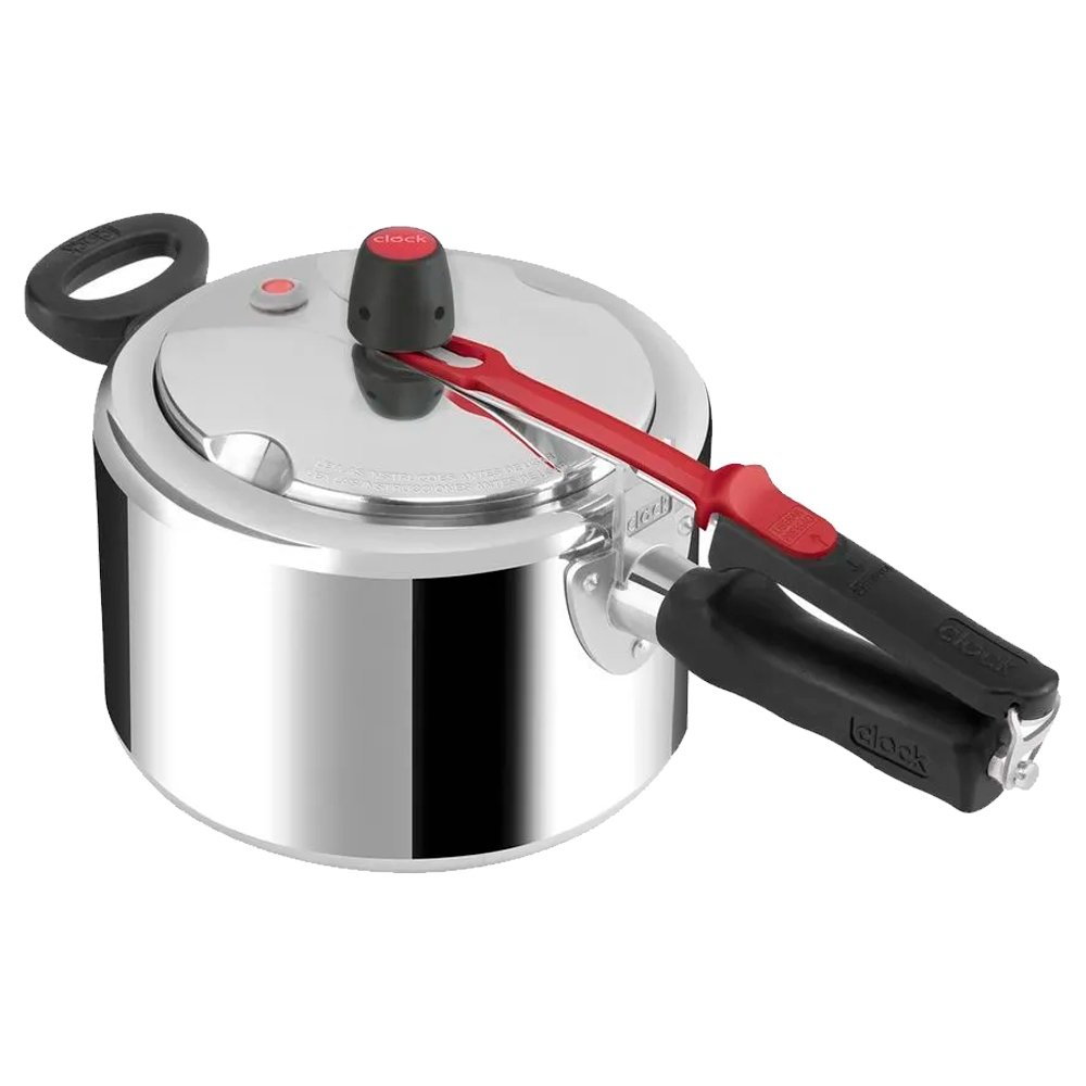 Panela De Pressão PPFI Clock - Original, Polida, 3 Litros