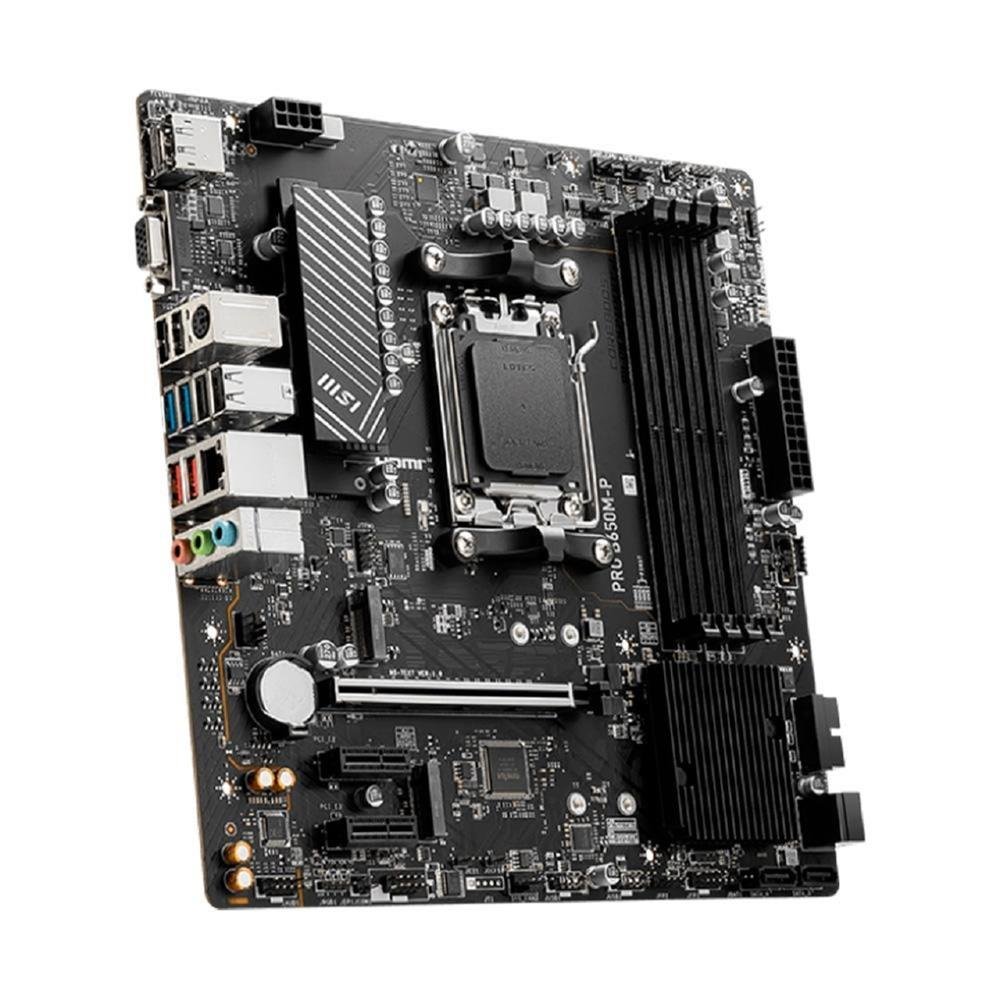 Placa Mãe MSI Pro B650M-P, AMD AM5, M-ATX, DDR5 - PRO B650M-P