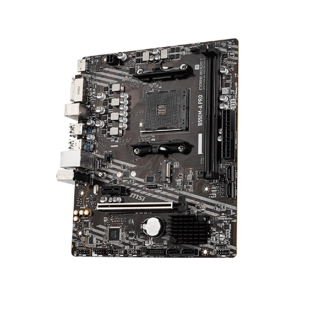 Placa Mãe Msi B550m-A Pro, Ddr4, Socket Am4, M-Atx, Chipset Amd B550, B550m-A Pro